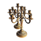 Paire de chandeliers en bronze doré