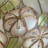 Mother-of-pearl pendant light