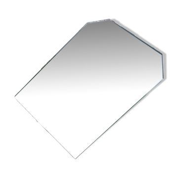 Mirror, centerpiece, to place, beveled and chiseled, art deco
