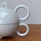 Teapot and cup from the vintage postmodern German Fantasia series by Matteo Thun for Arzberg, 1980s, set of 2.