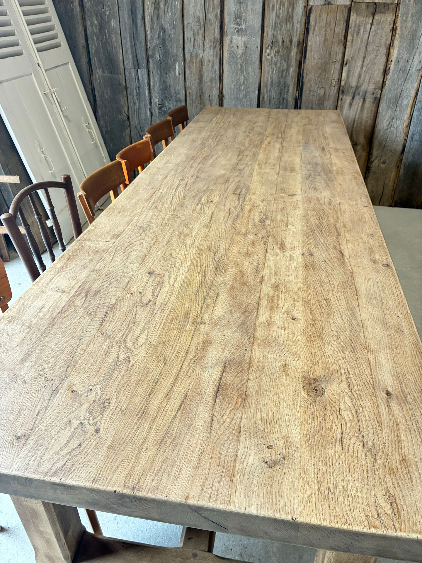 XXL farmhouse table in solid oak