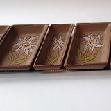 Vallauris ceramic aperitif service - 5 bowls