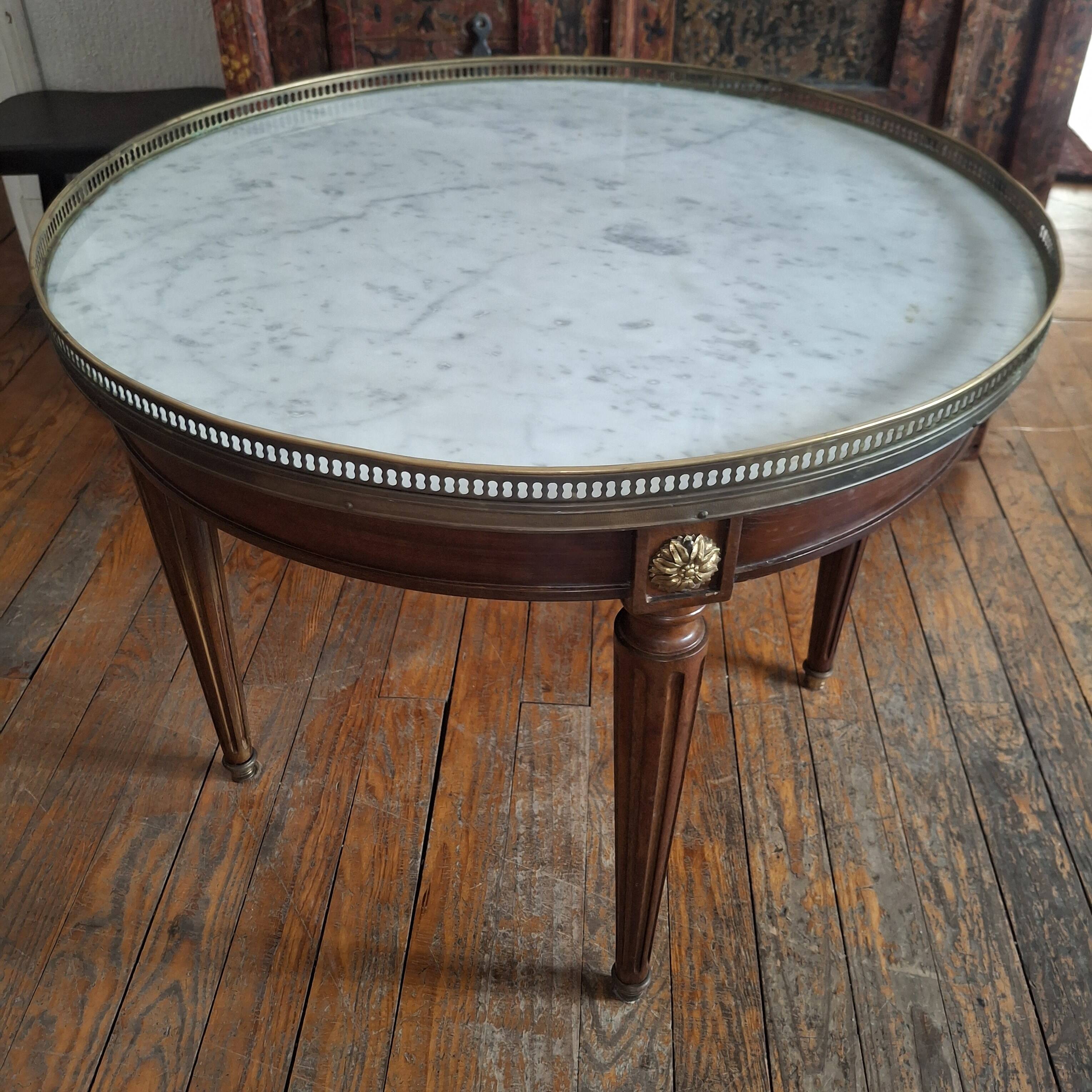 Louis XVI style bouillotte table.