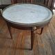 Louis XVI style bouillotte table.