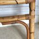 Vintage rattan and bamboo headboard