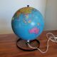Globe terrestre lumineux 1970
