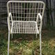 Three emu armchairs model italian vintage iron and rilsan