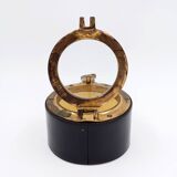 Vintage Dunhill Leather and Brass Cigar Humidor, 1960s