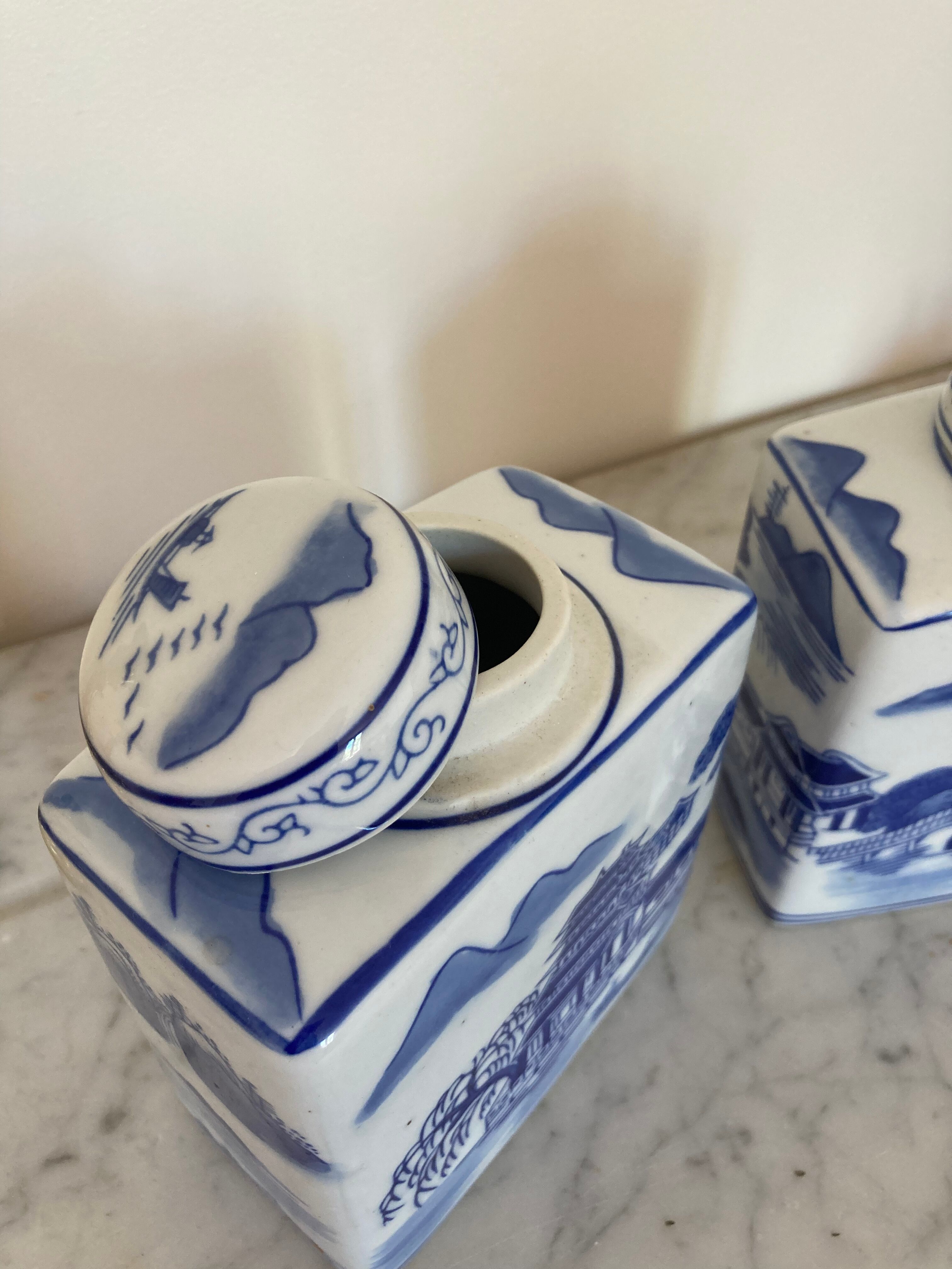 Pair of Chinese ginger pot