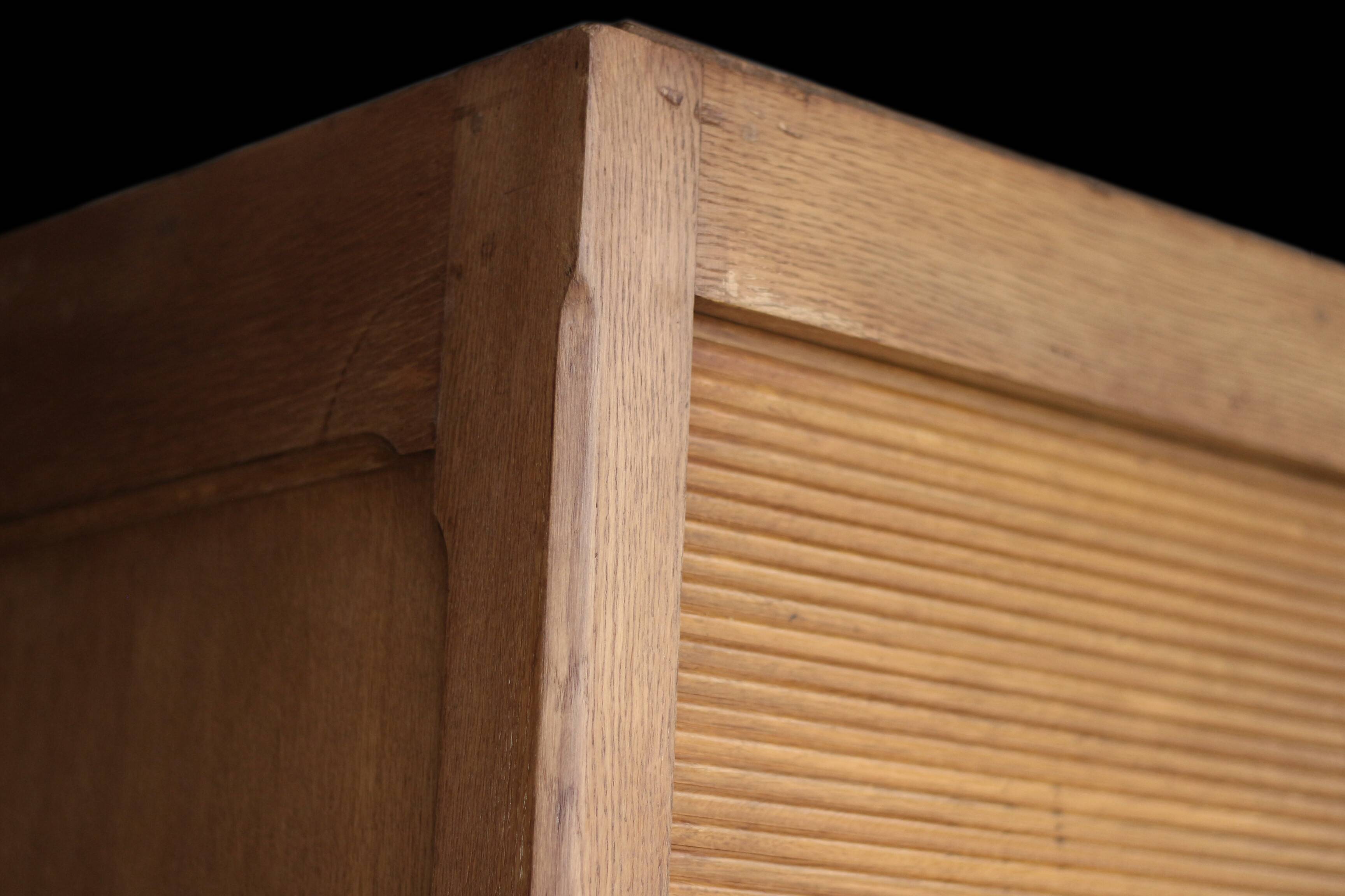 Magnificent curtain filing cabinet from La Poste (1920s/1930s).