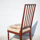 Chaise de nourrice bois avec assise tapisserie