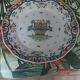 Assiette en faience de Desvres decor Rouen signé René Delarue
