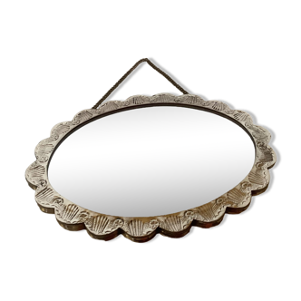 Bridal turkish mirror in silver