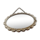 Bridal turkish mirror in silver