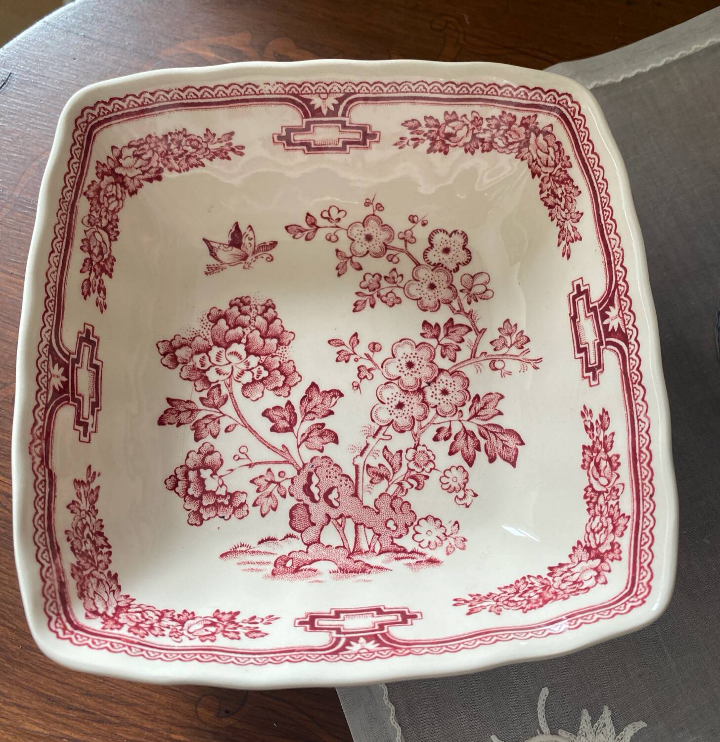English earthenware bowl