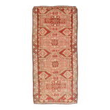 5x10 Geometric Tribal Red Persian Rug, 141x309Cm