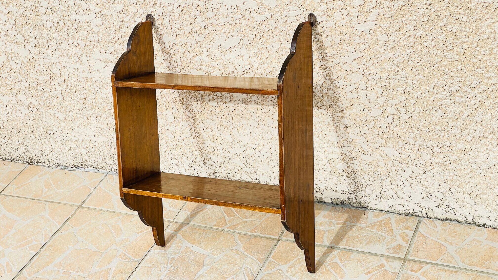 Old wooden wall shelf