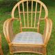 Rattan and vintage bamboo lounge