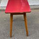 Scandinavian side table in solid wood and rosewood.