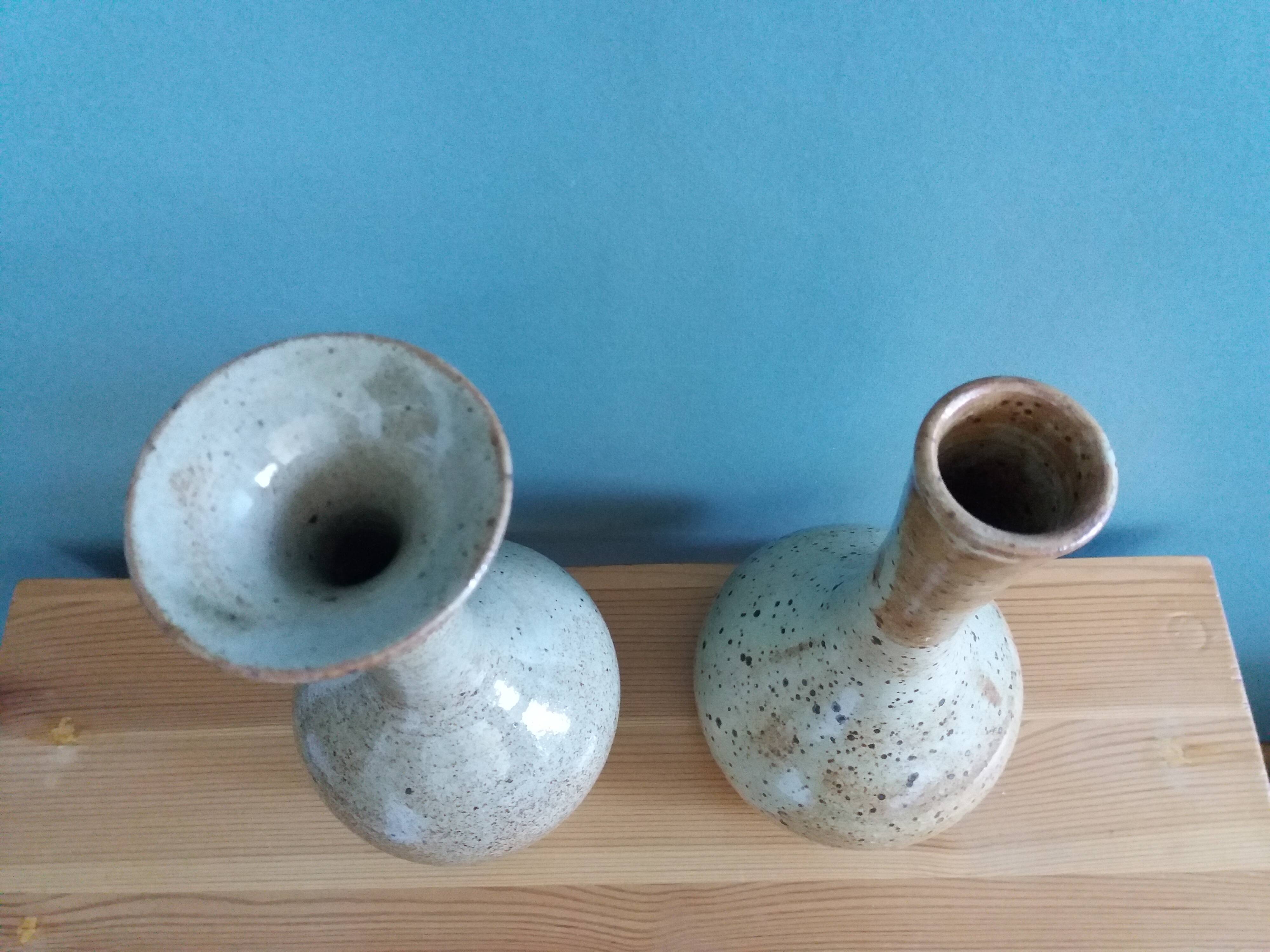 Stoneware vases