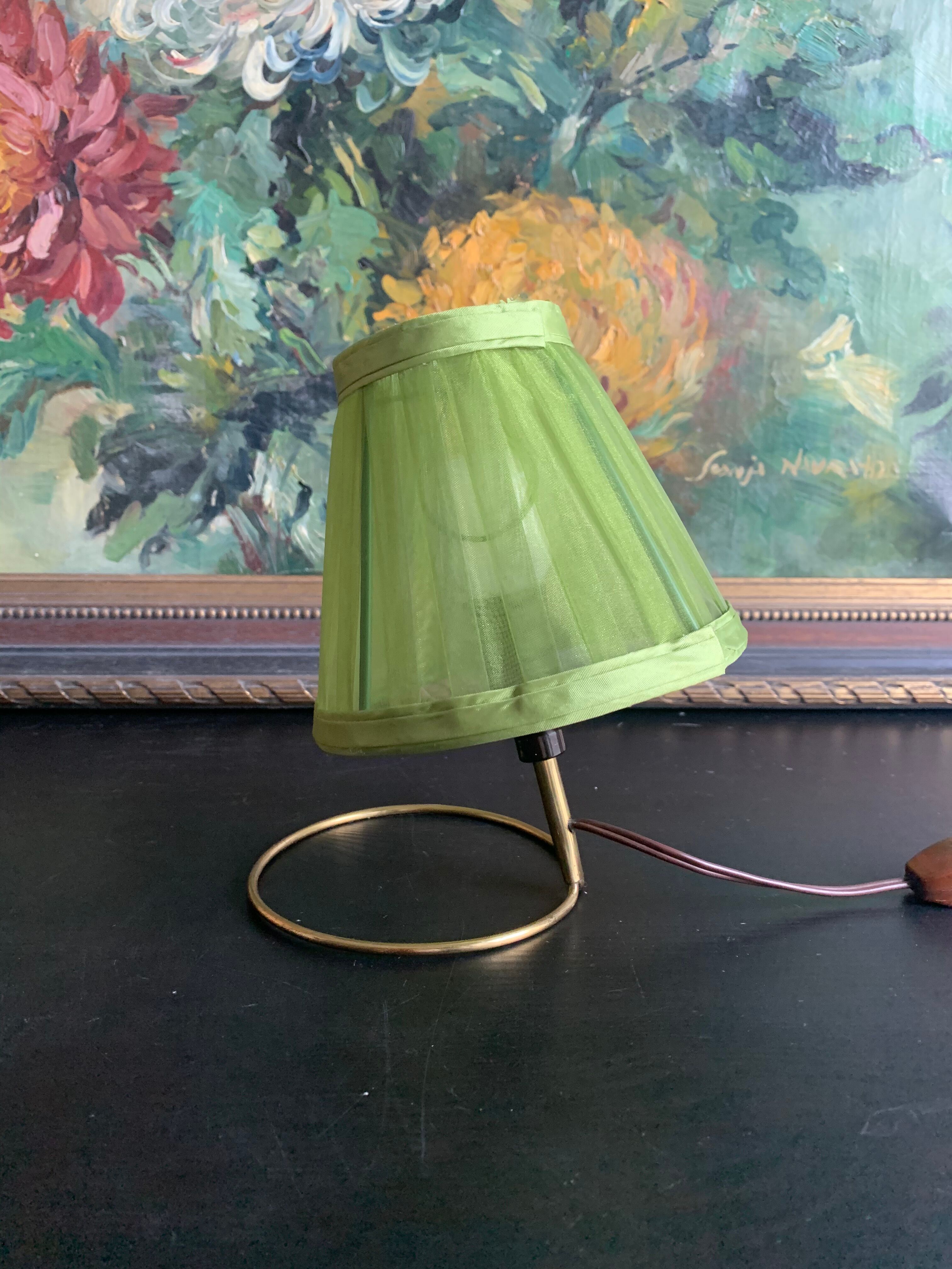 Vintage bedside lamp, J. T Kalmar, 1950s