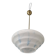 Napako Midcentury Modern Pendant Lamp in Opaline Glass and Brass, Czechoslovakia