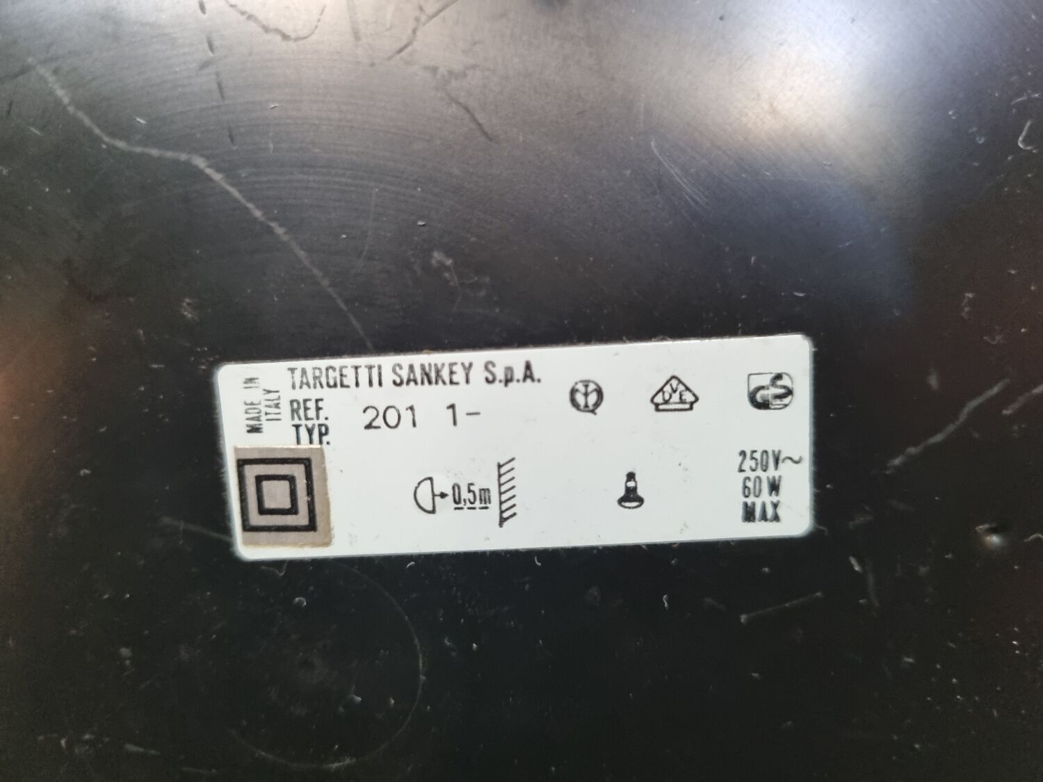 Targetti fle ible lamp for office. Italy 1970