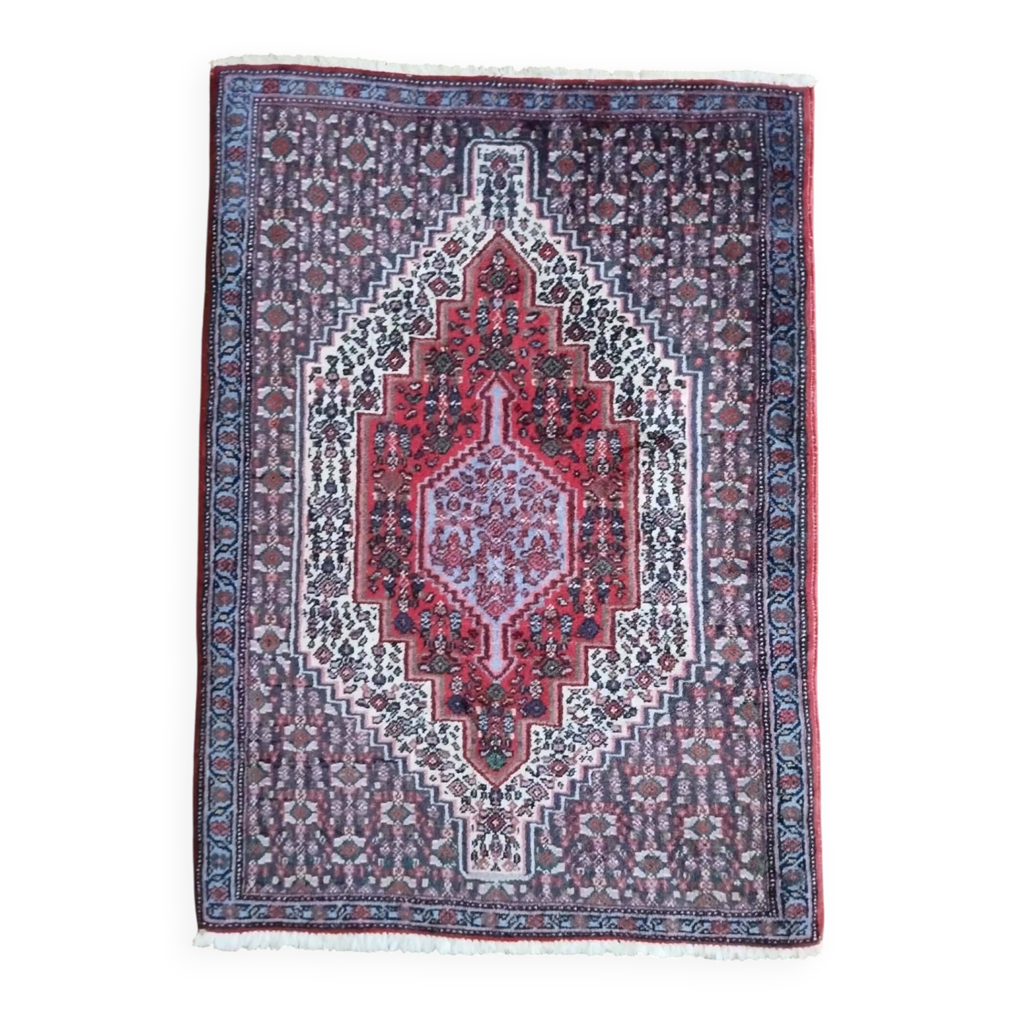 Handmade Persian Senneh rug 101x73cm