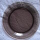 Lot 12 plates Vereco Glass soaked brown vintage brown