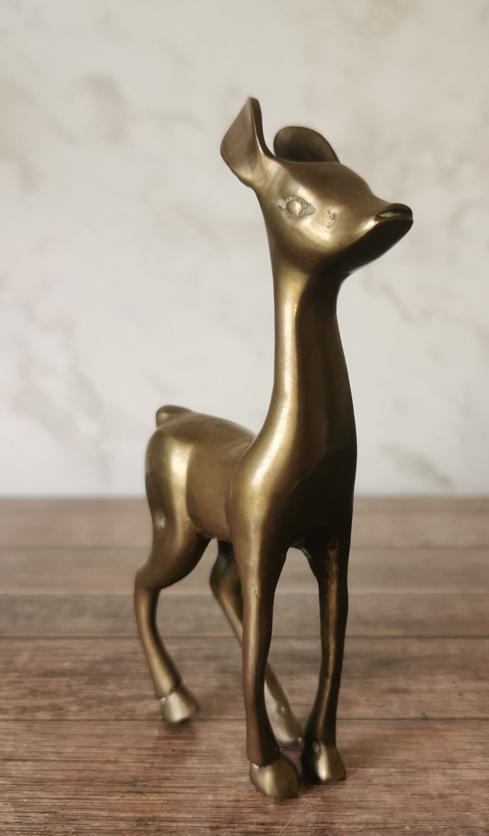 Brass fawn