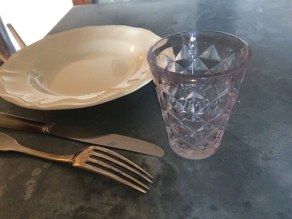 Four glasses of bistro 19th