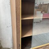 XXL oak display cabinet