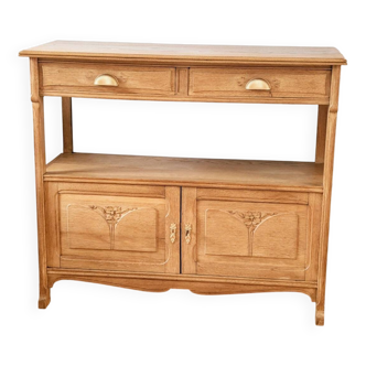 Art Nouveau oak sideboard