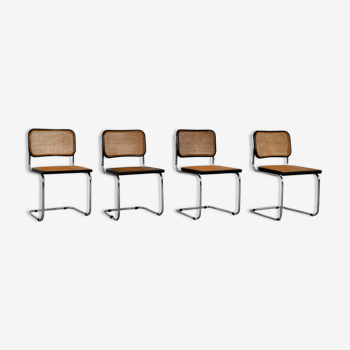 Série de 4 chaises B32 par Marcel Breuer