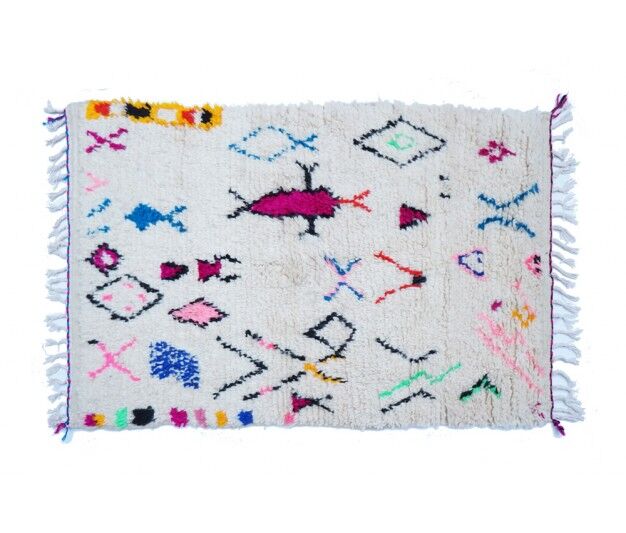 Colorful Berber carpet 165x94cm