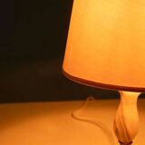 Bohemian table lamp from the 60s/70s, onyx and brass regency.