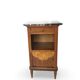Tables de chevet italiennes en placage d'acajou avec de splendides