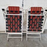 Two Deck Chairs From The Liner France