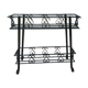 Wrought iron pot-carrying planter