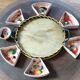 Vintage/ceramic aperitif service Vallauris Marie Christine Treinen