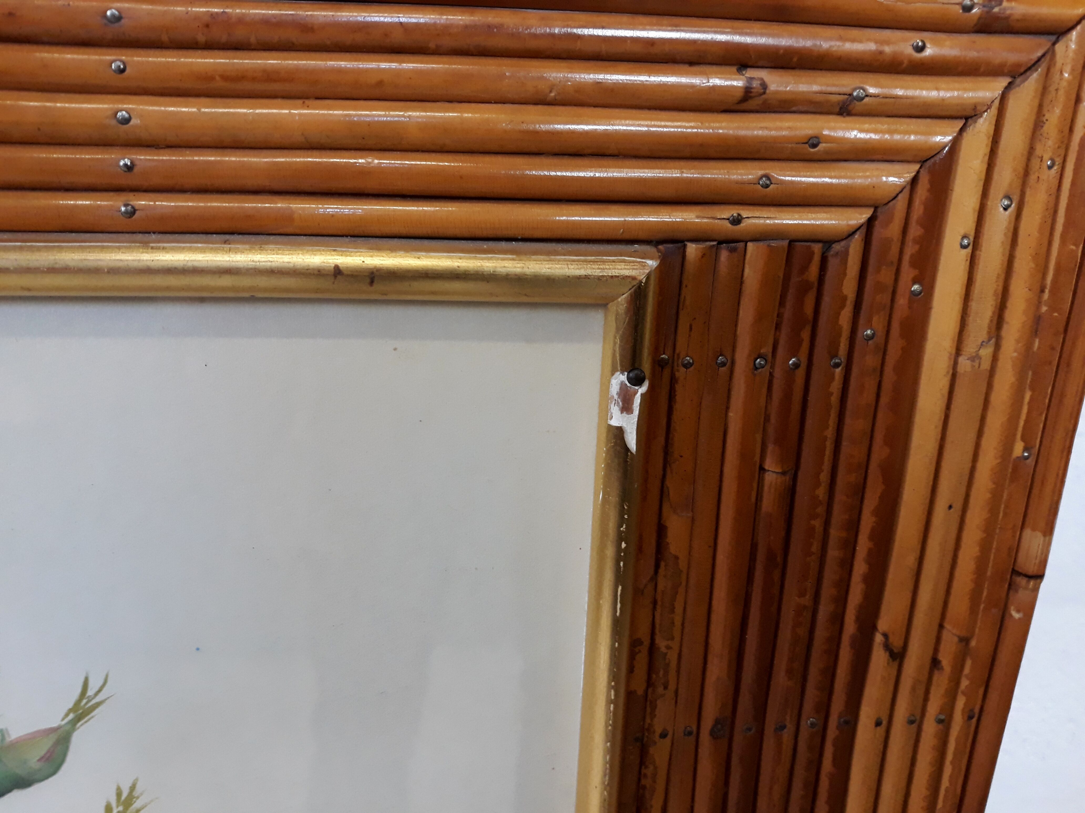Armoire vintage en rotin