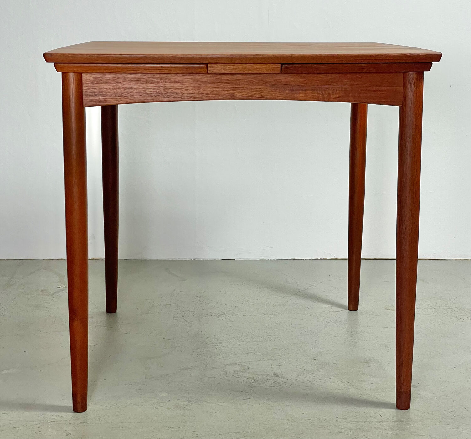 1960s Danish Rectangular Teak Extendable Dining Table