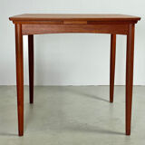 1960s Danish Rectangular Teak Extendable Dining Table