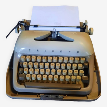 Triumph typewriter