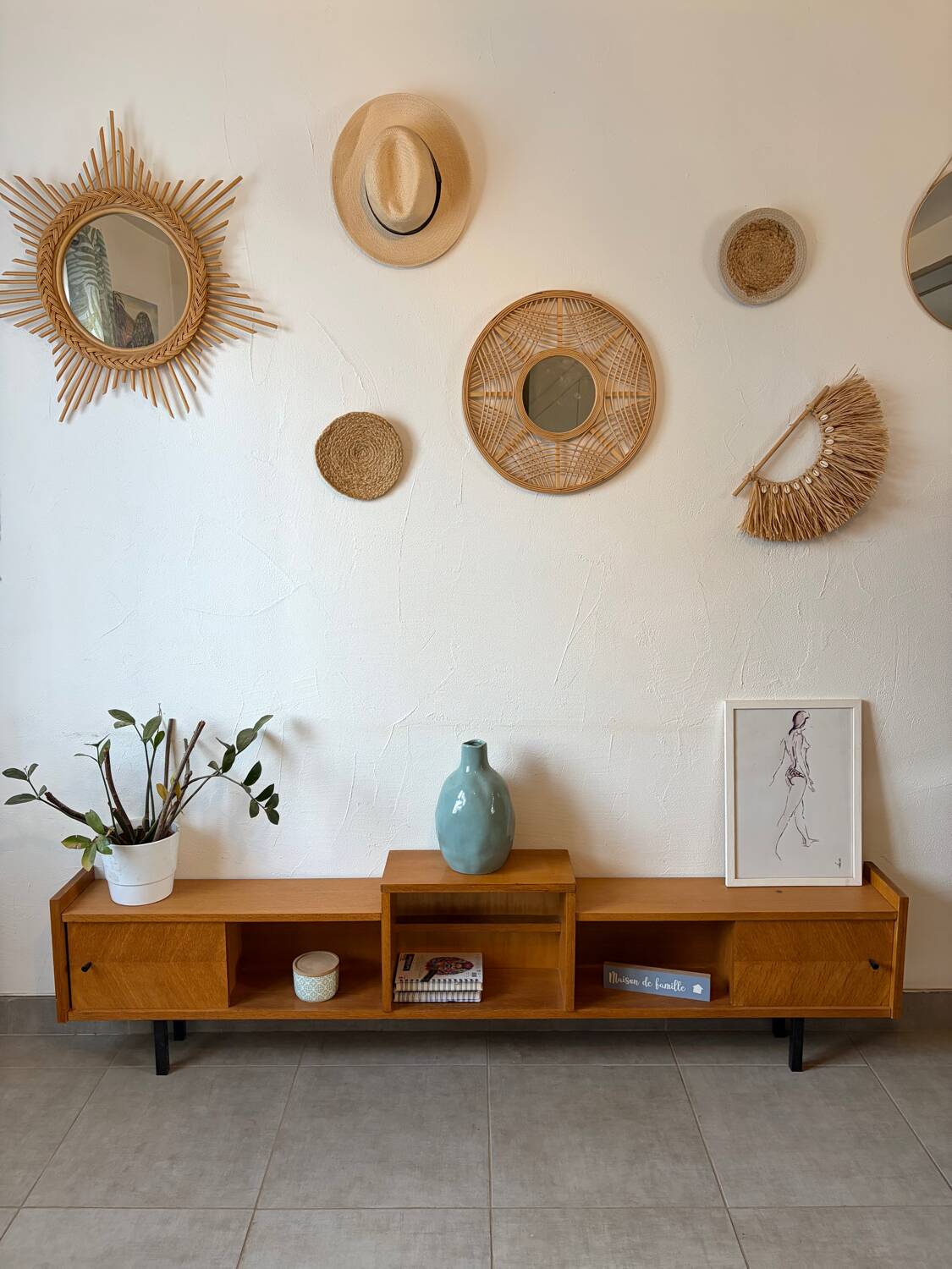Vintage low enfilade (shallow)