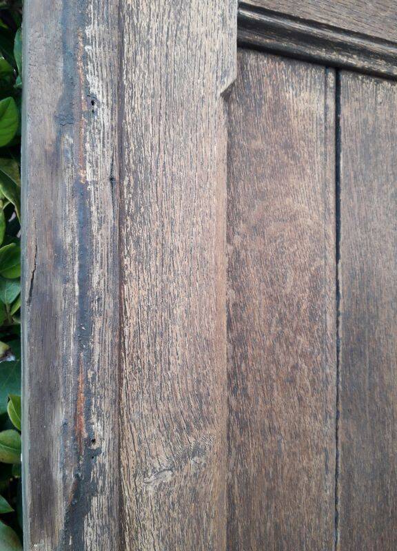 Double entrance door 227x142.2cm oak multi-point lock and frame