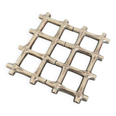 Dessous de plat métal bambou