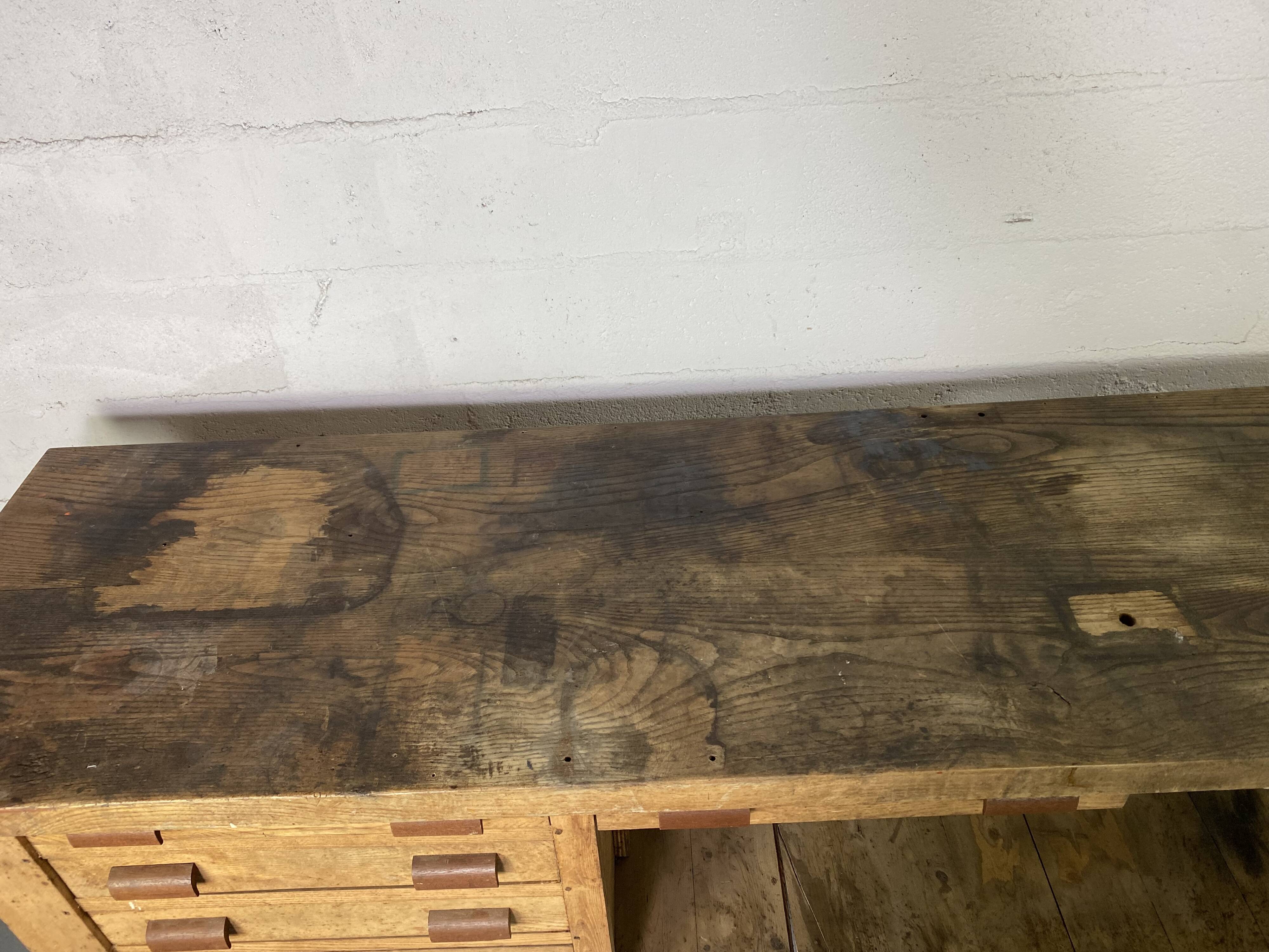 Workbench on wheels - 225 cm