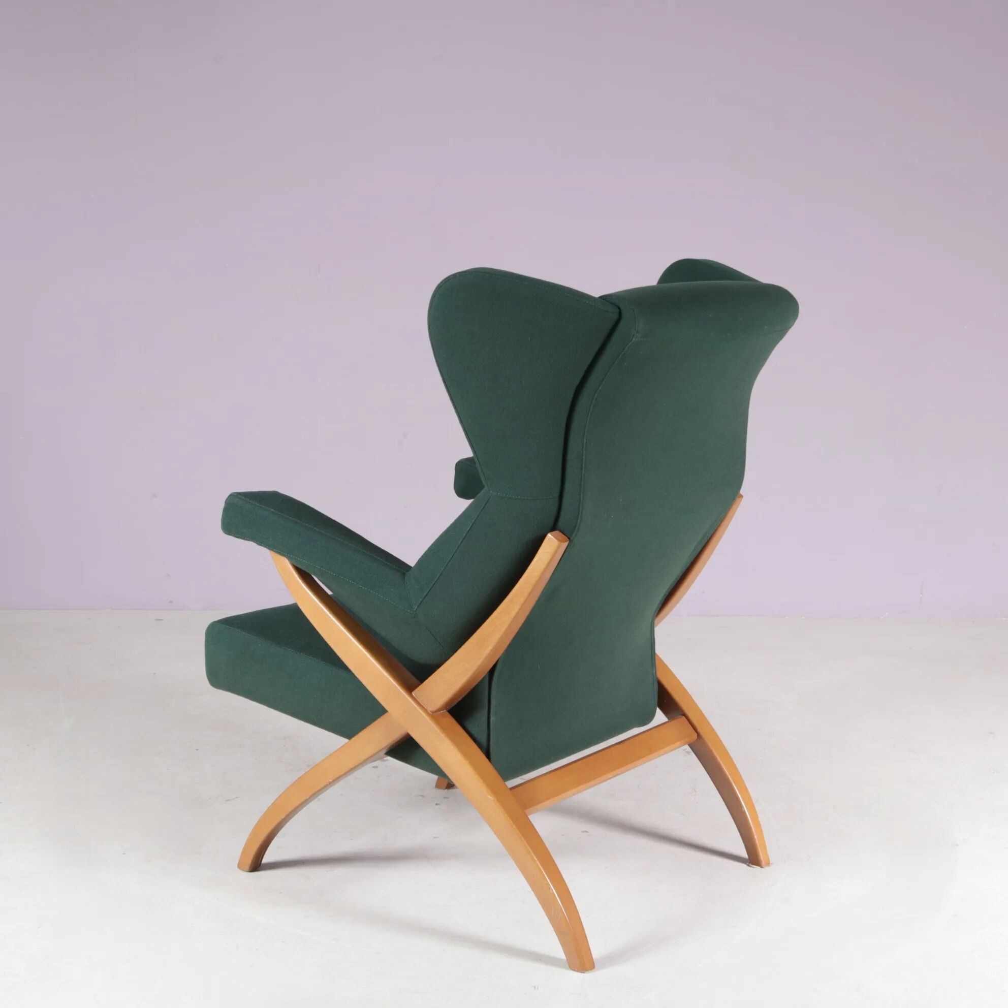 1980s Fiorenza high back easy chair by Franco Albini for Arflex Italy