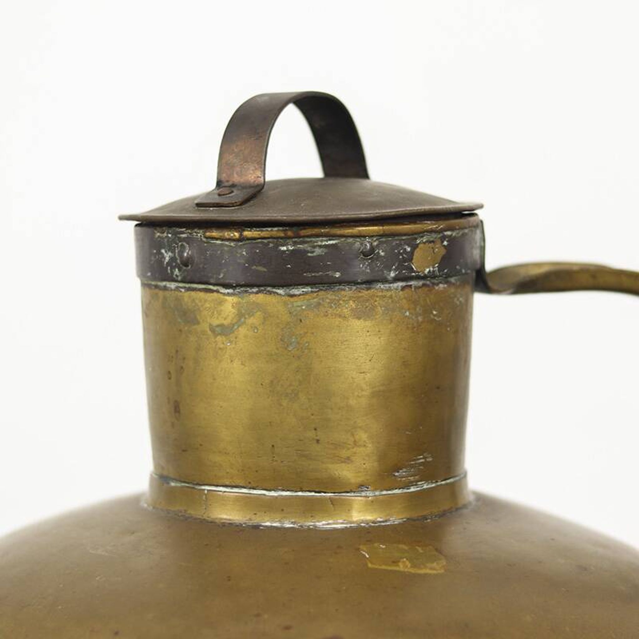Early 19th century Antique copper milk can